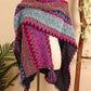 Ethnic Knit Shawl Wrap Cape Sweater Thickened Tassel Poncho Cloak