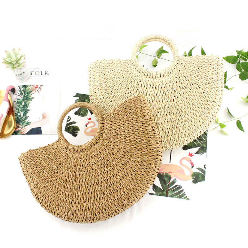 Large Straw Beach Bag - KOC