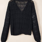 Lightweight Buttoned Front Crochet Cardigan