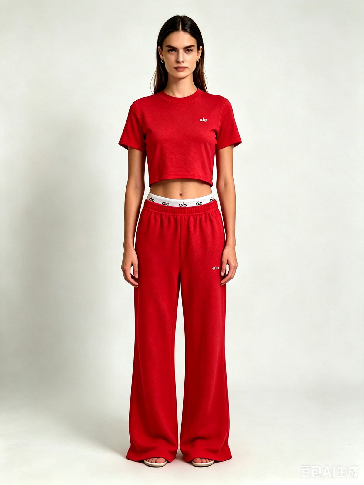 A-Short-sleeve top and long pants set（WYS723）