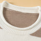 Stripe Dropped Short Sleeve Lightweight Knitted Top