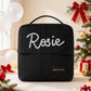 Personalized Quilted Makeup Bag