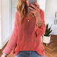 Crochet Hollow-out Jumper Top Sweater