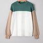 Plain Ribbed Knit Baggy Sweater