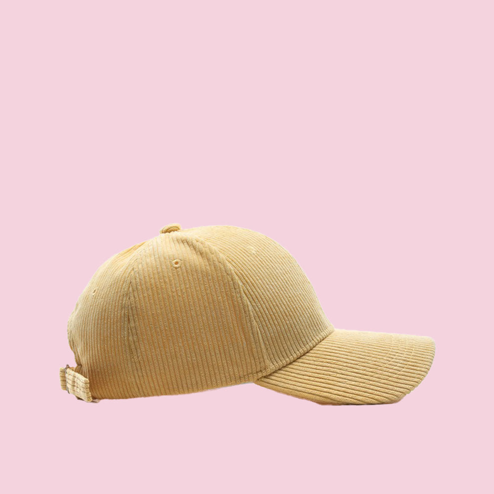 Custom Embroidered Corduroy Baseball Cap