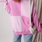 Henley High Low Oversize Sweatshirt