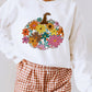 Floral Pumpkin Custom Graphic Sweatshirt