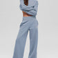 Women’s Wide-Leg Pants and Mock-Neck Top Set