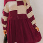 Two in One Knitted Top High Waist Splicing Hem Sweater Dress