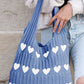 Flower Knitted Large Single Shoulder Bag