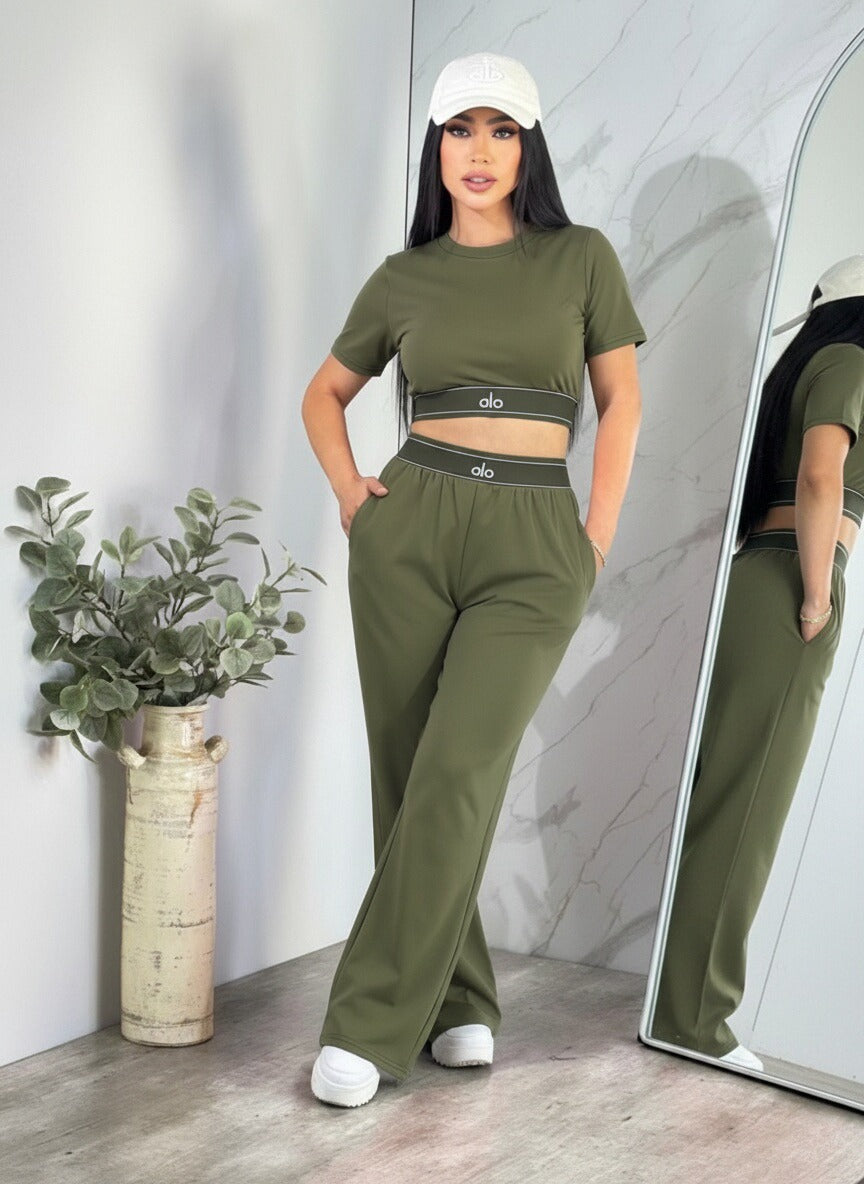A-Two-piece yoga set（Q6384）