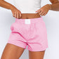 Summer Linen Casual Striped Shorts