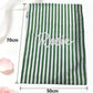 Custom Name Striped Christmas Gift Bag