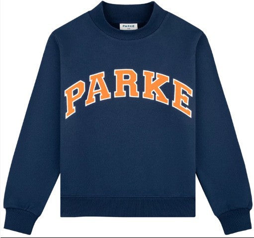 Navy MockNeck Sweatshirt