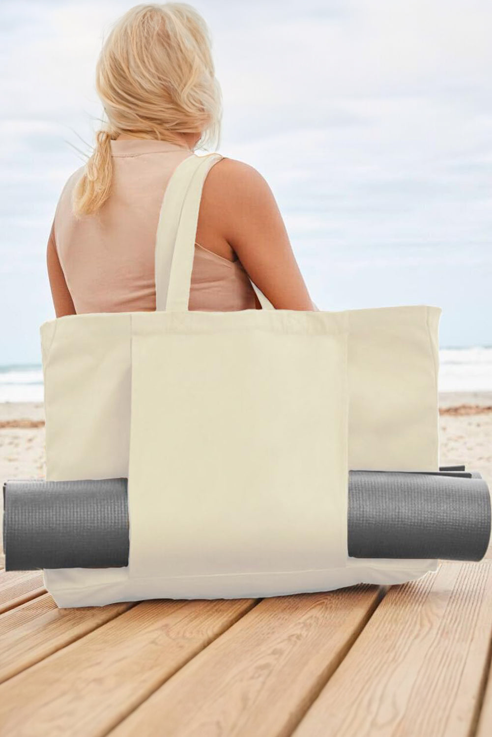 Yoga Mat Canvas Storage Bag