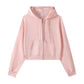 Yoga Full-Zip Cropped Hoodie