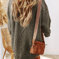 (Pre order 10.15)Casual Textured Sweater Dress!