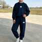 Kids Casual Tracksuit Set Long Sleeve Crewneck Sweatshirt and Jogger
