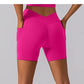 High Waist Stretch Yoga Shorts