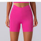 High Waist Stretch Yoga Shorts