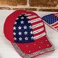 American Flag Rhinestone Decor Baseball Cap
