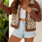 Floral Patchwork Shirt Style Jacket
