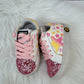 Floral Glitter Star Sneakers
