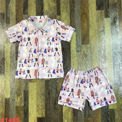 Kid's Printed Pajama Set