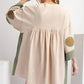 Boho Embroidered Linen Dress