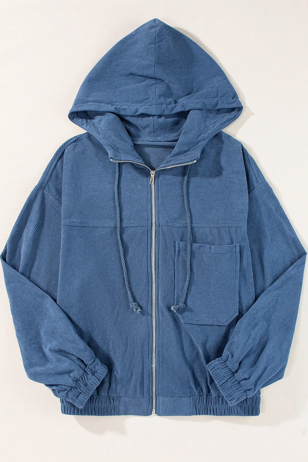 Corduroy Hooded Pocket Jacket