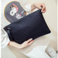 Vintage Leather Oversized Clutch Bag