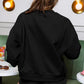 Sequined COFFEE Sweatshirt and Shorts Set