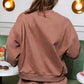 Sequined COFFEE Sweatshirt and Shorts Set