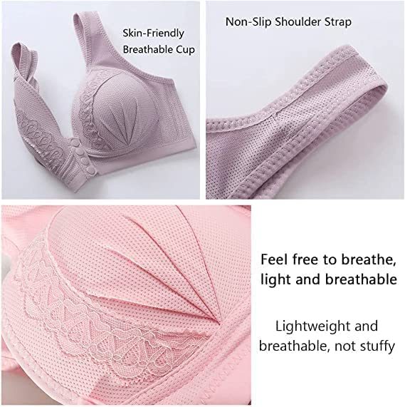 Front Button Lace Bras（Buy 1 get 2 ）