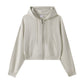 Yoga Full-Zip Cropped Hoodie