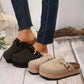Rhinestone Closed-toe Slippers