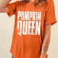PUMPKIN QUEEN Graphic Crew Neck Tee