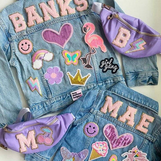 Custom Patch Denim Jacket