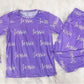 Customized parent-child 2-piece pajamas