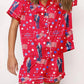 Flag Printed Parent-child Long Pajamas