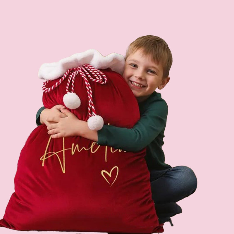 Personalized Velvet Christmas Santa Sacks