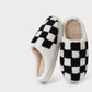 Checkered Cozy Slippers