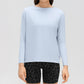 Solid Color Loose-fit Long-sleeve Athletic Pullover