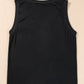 Black Cowgirl Floral Boots Printed Tank Top