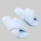 New Cross Plush Slippers - KOC