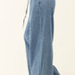 Medium Wash Super Wide Leg Denim Pants