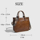 Vagan Leather Shoulder Bag with Adjustable Geometric Strap