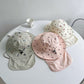 Children's Sun Protection Bucket Hat with Wide Brim and Neck Flap