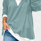 Corded Colorblock Top