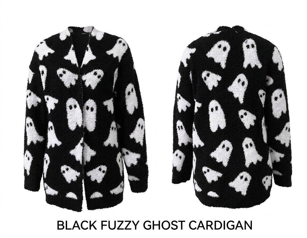 Spooky Season Ghost Cardigans